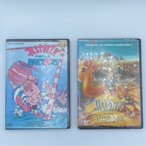 Astérix chez les Bretons & Astérix et les Vikings DVD Cartoon 2 DVD‎ Lot